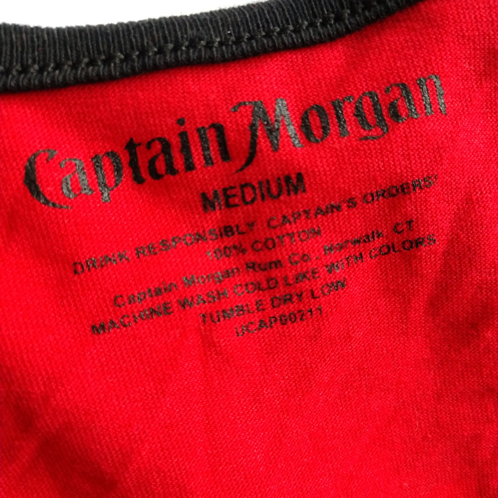 Captain Morgan Ringer Tank Top Size Medium - Picture 3 of 3
